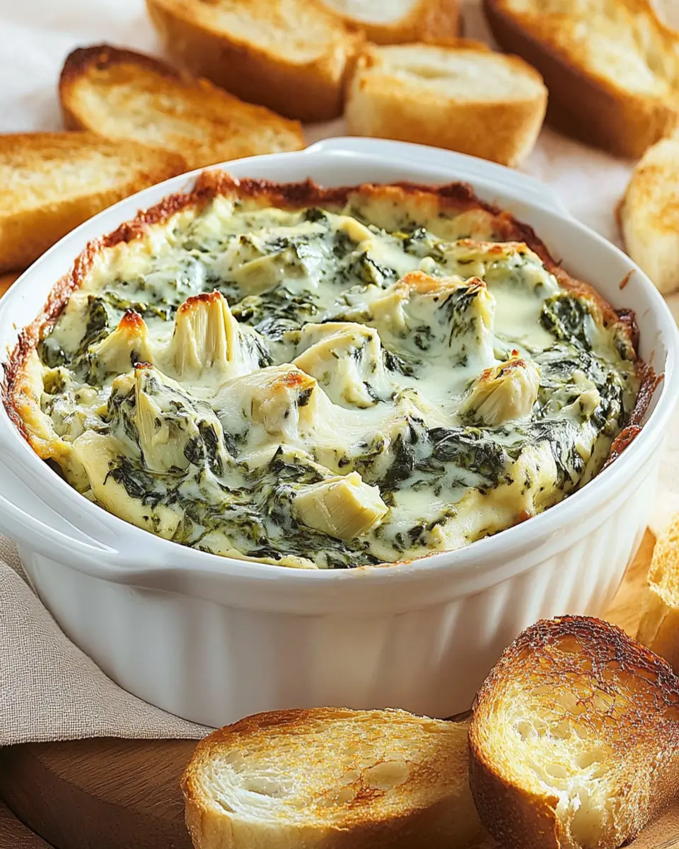 Irresistible Spinach and Artichoke Dip Recipe to Savor First Image First Image