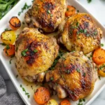 Crispy Damn Oven-Roasted Chicken Thighs Your Family Will Love First Image First Image