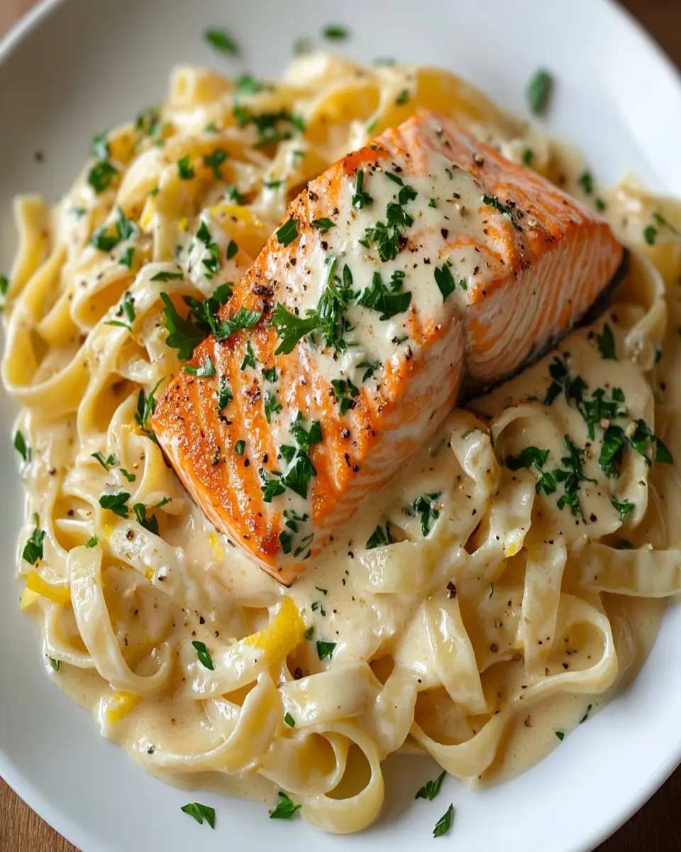 Salmon Alfredo (So Easy) First Image First Image