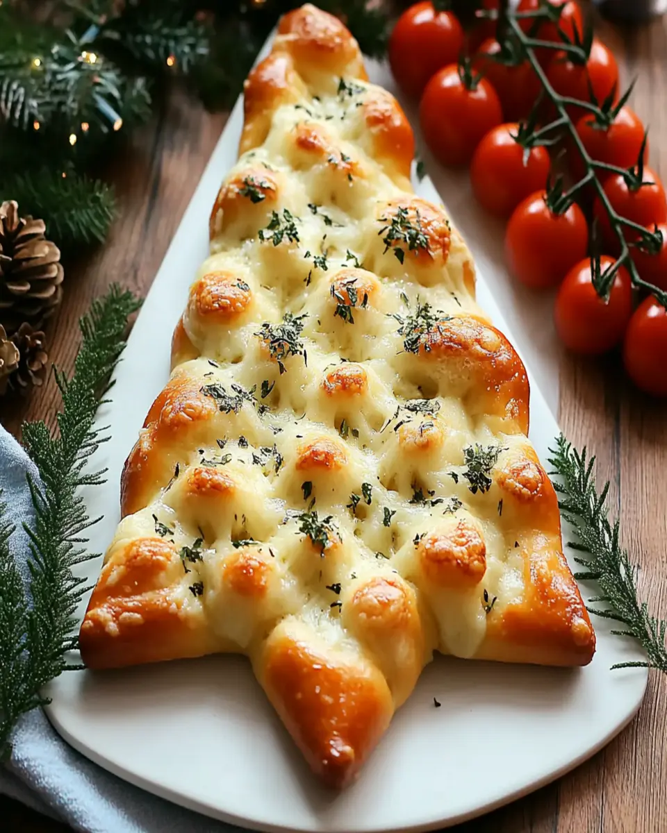 Cheesy Christmas Tree Bread for a Festive Family Feast First Image First Image