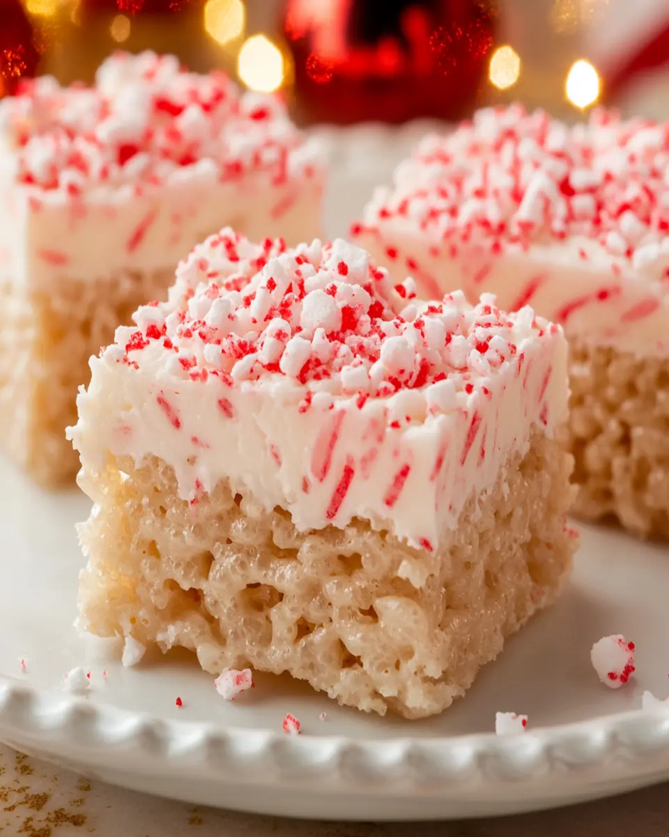Peppermint Rice Krispie Treats First Image First Image