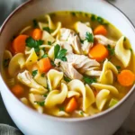 Homemade Chicken Noodle Soup: The Ultimate Amazing Comfort Recipe First Image First Image