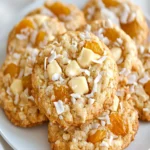 Irresistible Apricot White Chocolate and Coconut Cookies Recipe First Image First Image