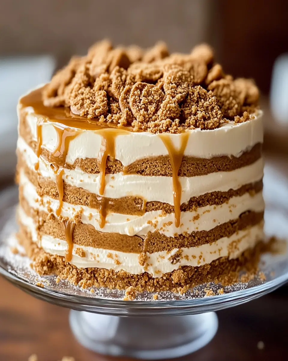 Irresistible Cookie Butter Icebox Cake Recipe to Delight First Image First Image