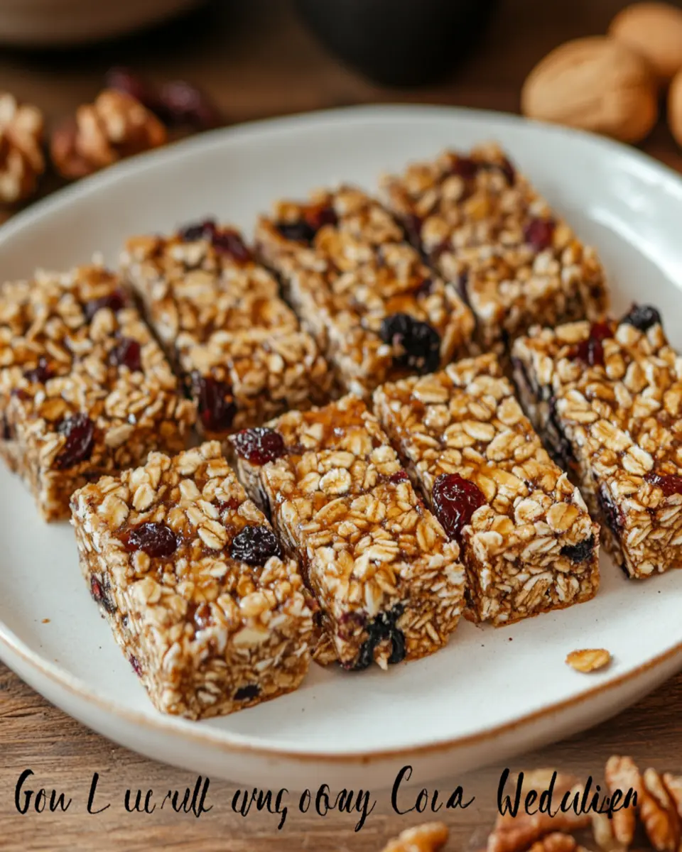 Homemade Granola Bars First Image First Image