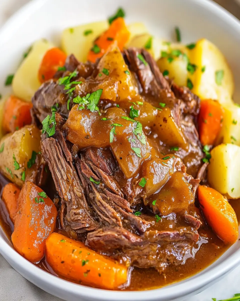 Crock Pot Texas Roadhouse Pot Roast First Image First Image
