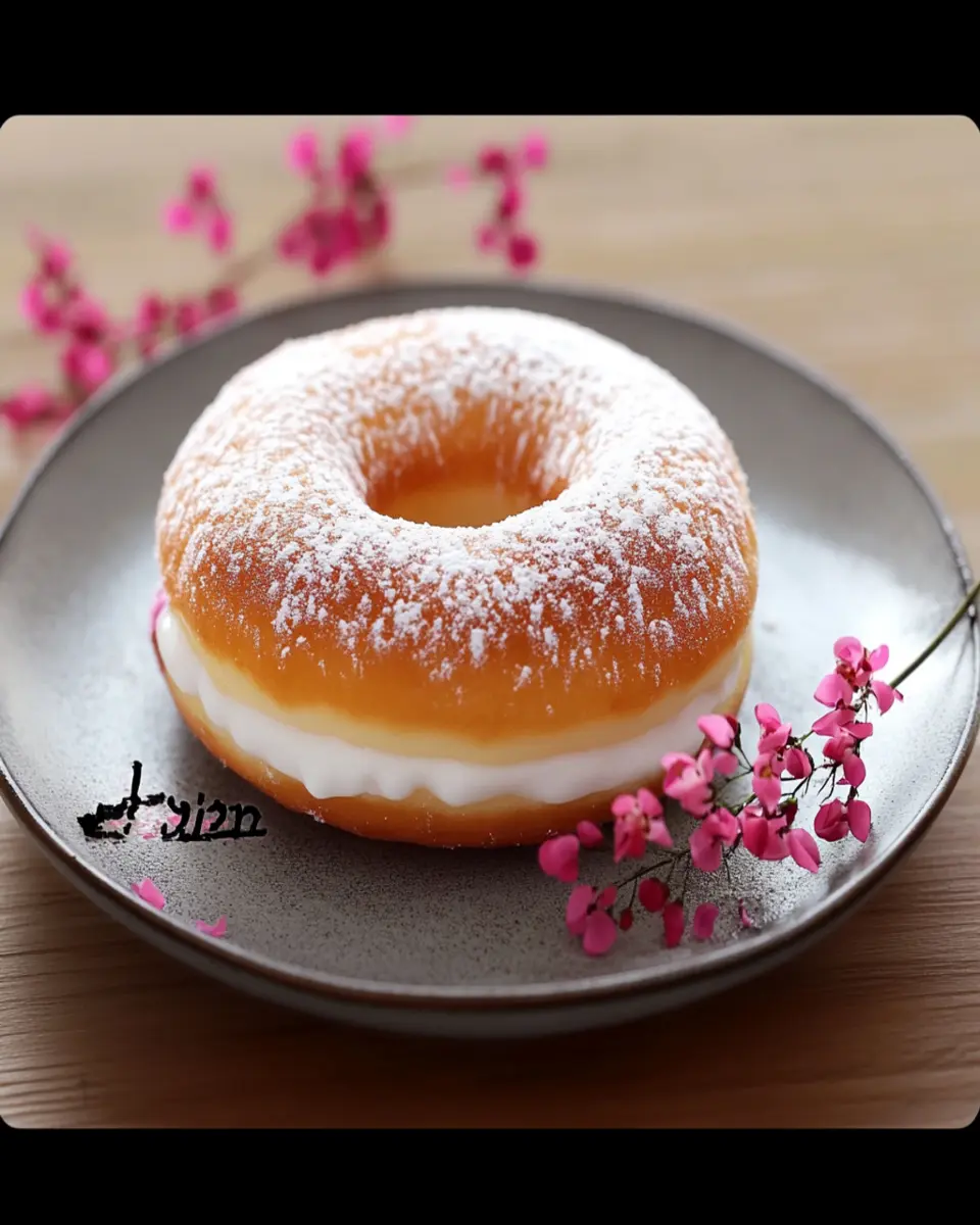 Irresistibly Fluffy Korean Milk Cream Donut First Image First Image
