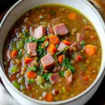 Ham and Lentil Soup First Image First Image