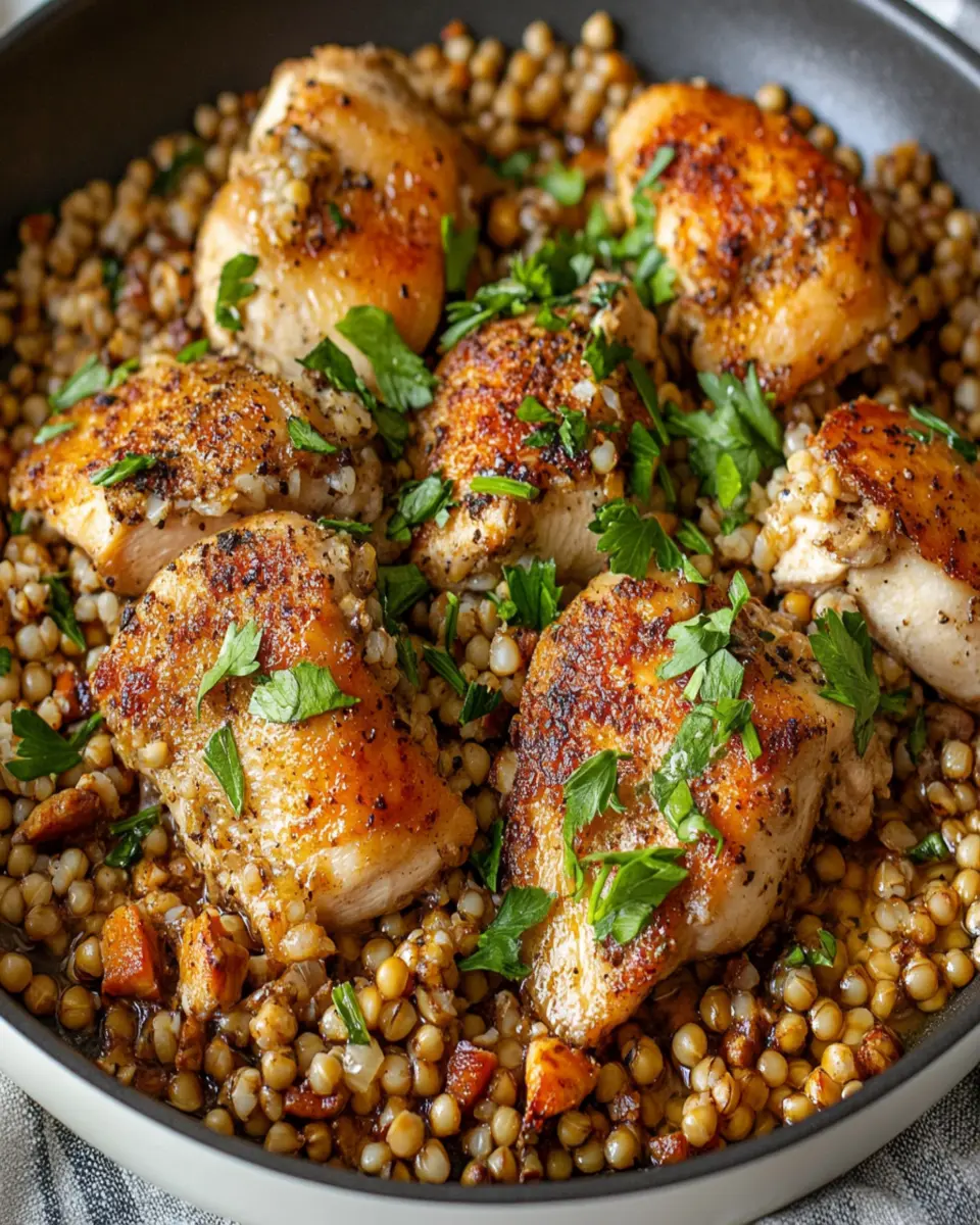 One-Pan Buckwheat with Chicken First Image First Image
