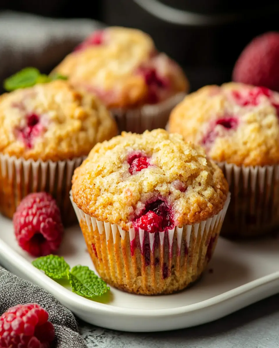 Cream of Wheat Raspberry Muffins [+Video] First Image First Image