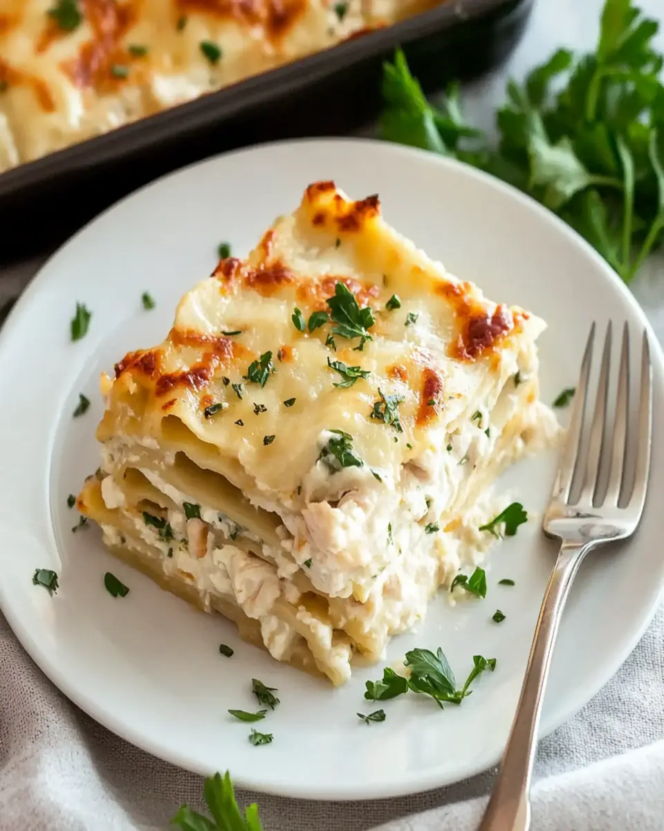 White Chicken Lasagna First Image First Image