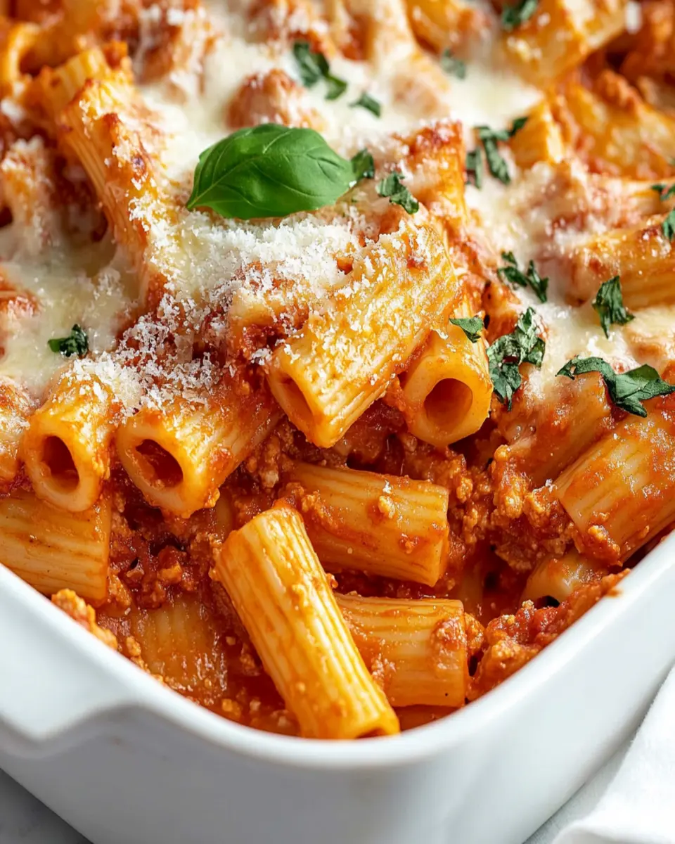 Baked Rigatoni with Ricotta First Image First Image
