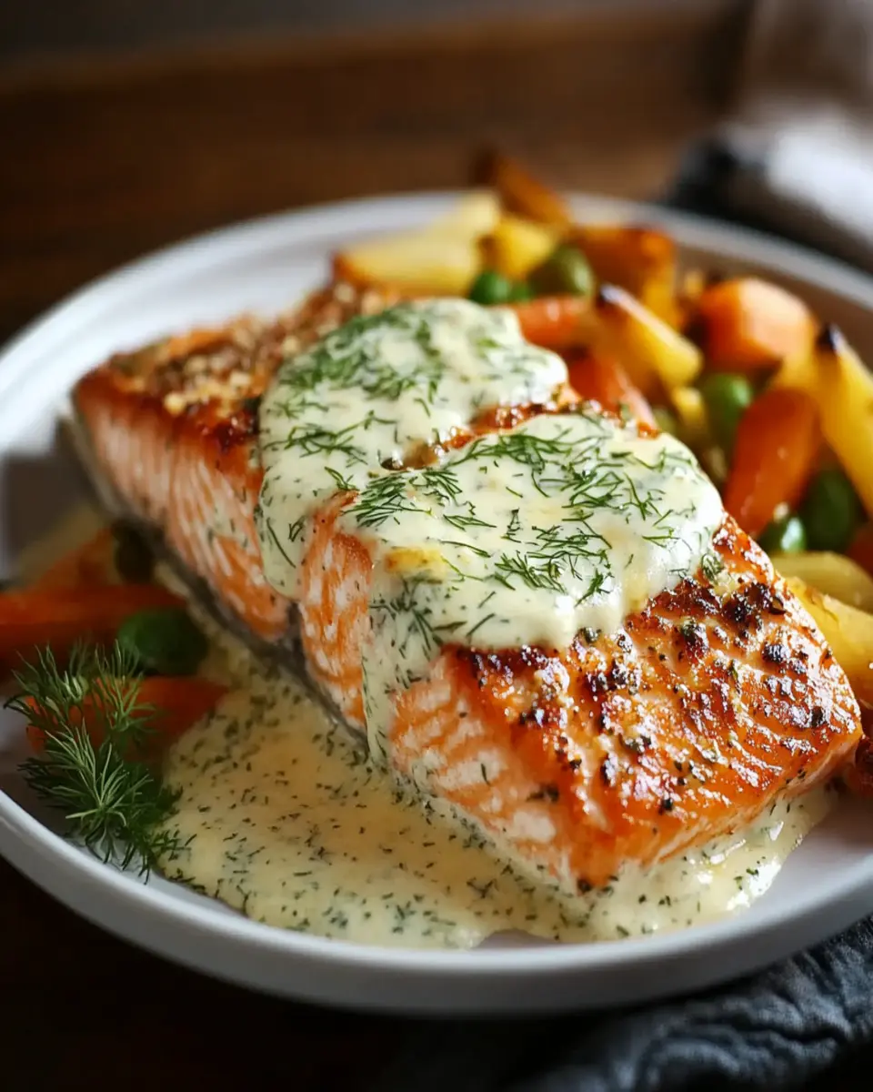 Baked Boursin Salmon First Image First Image