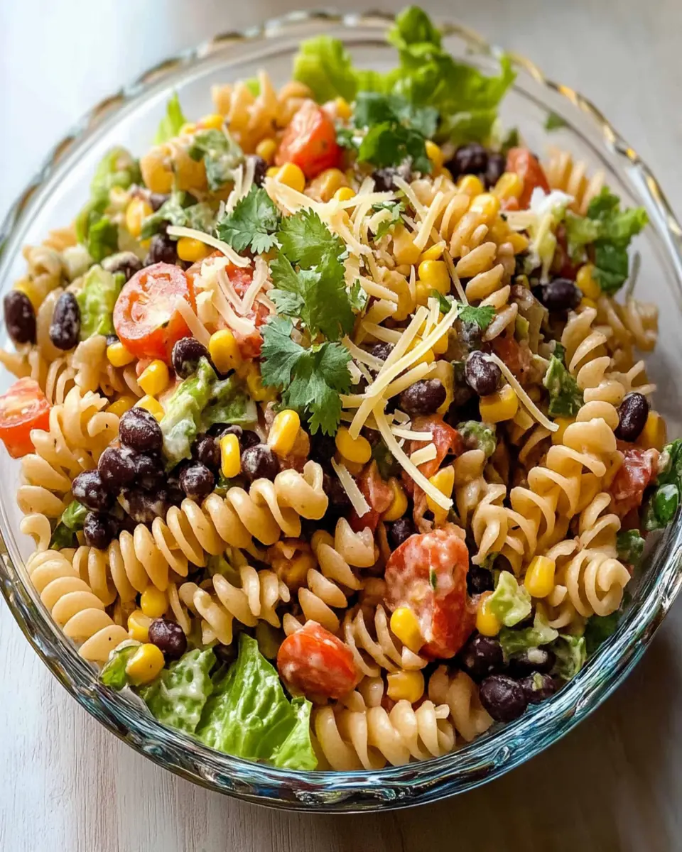 Easy Taco Pasta Salad First Image First Image