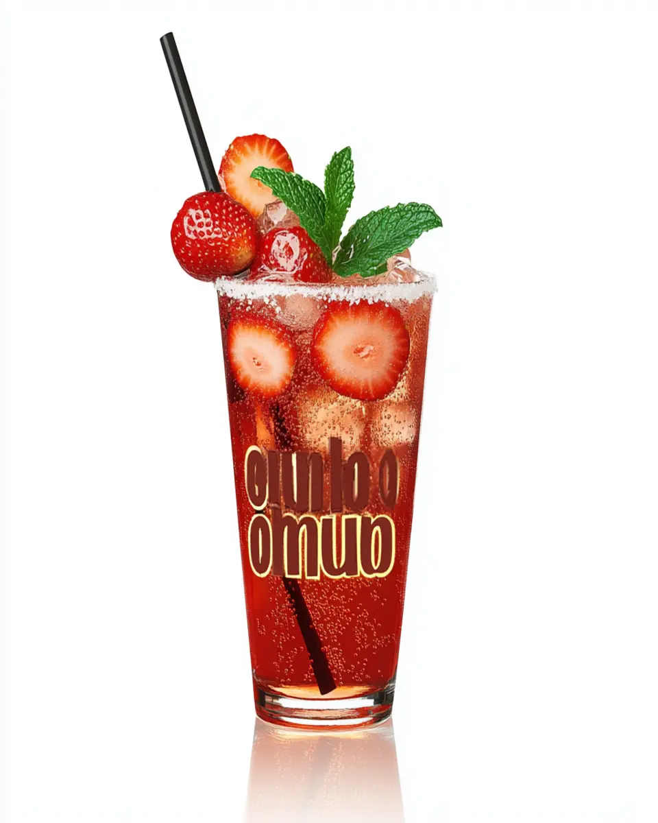 Dirty Strawberry Soda Recipe First Image First Image