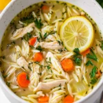 Lemon Chicken Orzo Soup First Image First Image