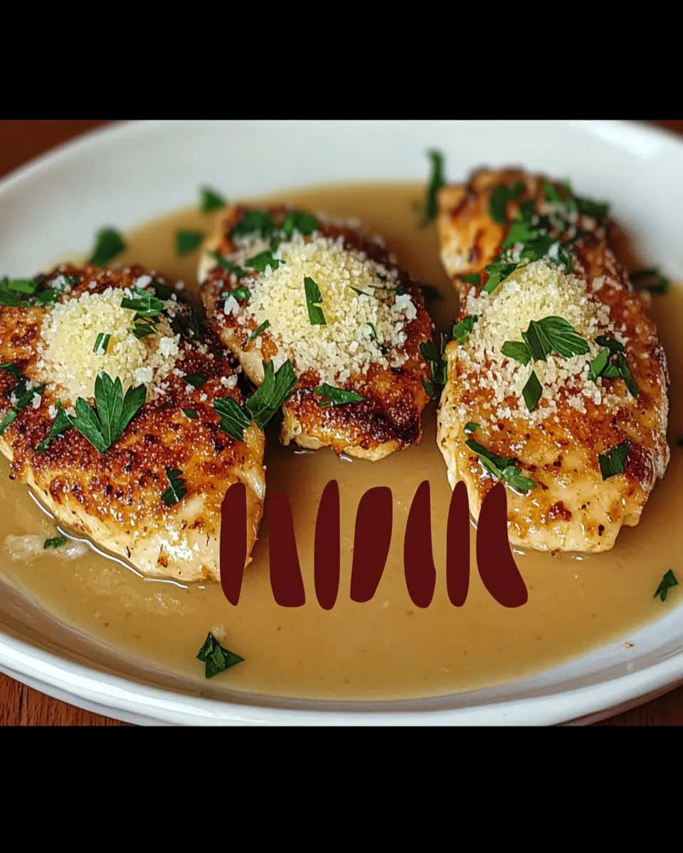 Crispy Parmesan Chicken with a Rich Garlic Sauce Recipe First Image First Image