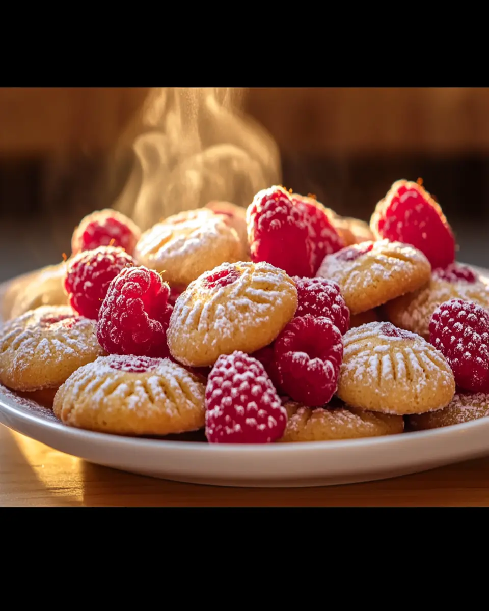 Raspberry Cookies Recipe First Image First Image