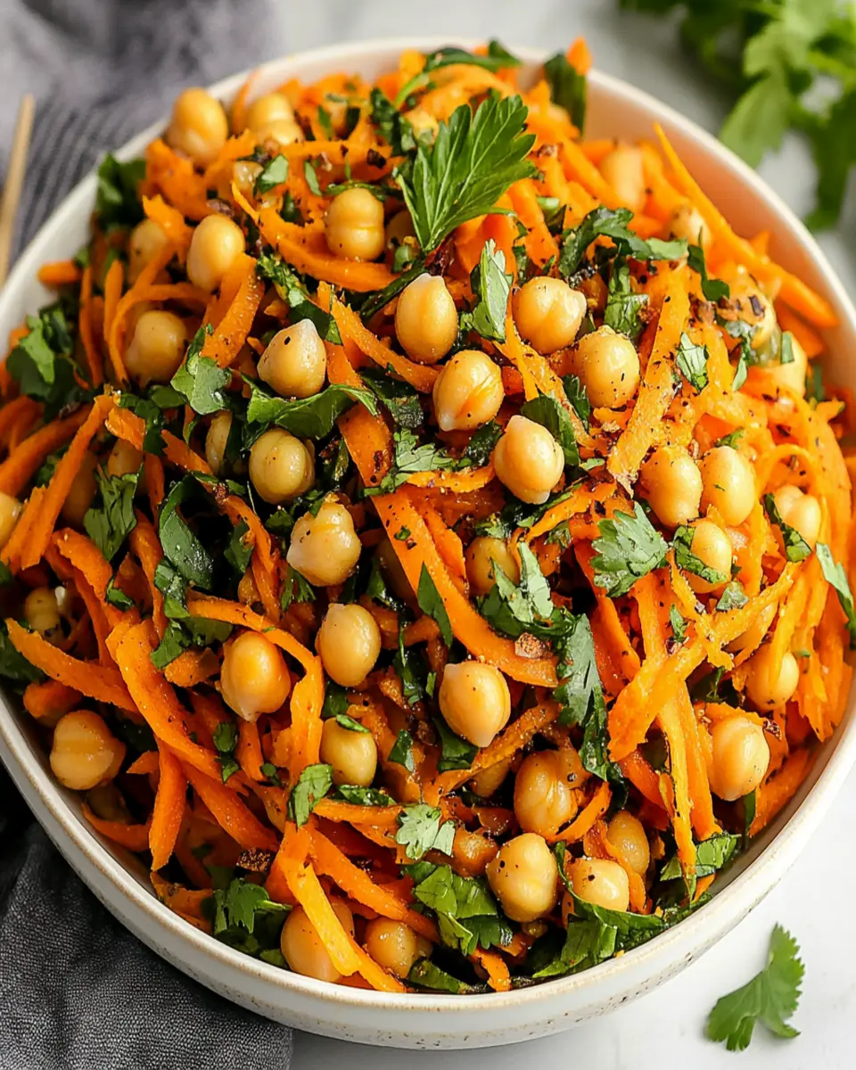 Moroccan Carrot and Chickpea Salad First Image First Image