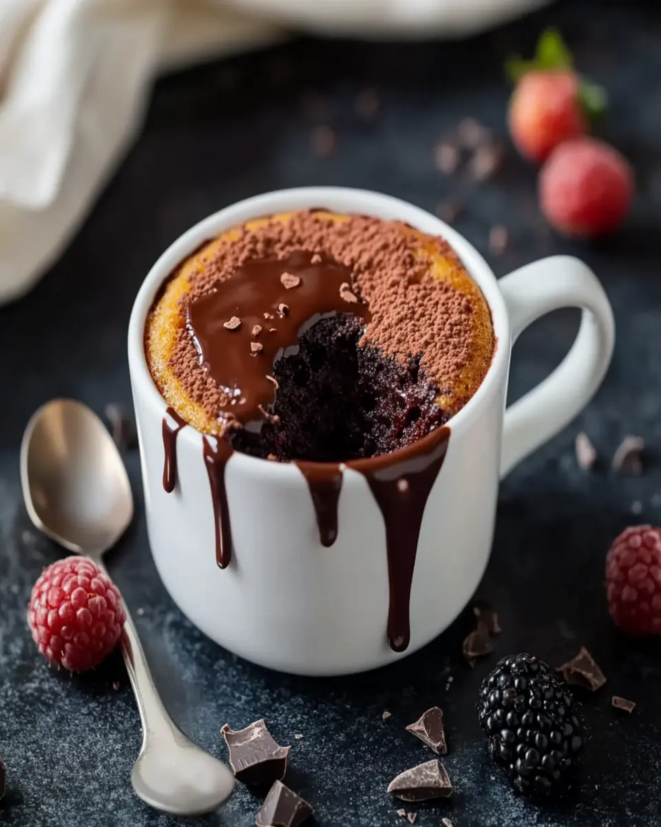 Chocolate Protein Mug Cake First Image First Image
