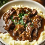 Savory Beef Tips and Gravy – A Comforting Classic Recipe First Image First Image