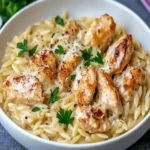 Creamy Cajun Chicken Alfredo Orzo: A One-Pot Wonder First Image First Image