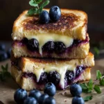 Blueberry White Cheddar Grilled Cheese-Sweet Savory Bliss First Image First Image