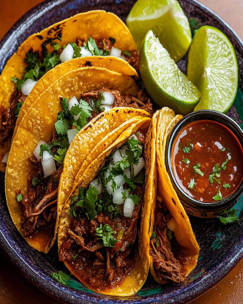 Favorite Beef Birria Tacos Recipe-Authentic Flavor First Image First Image