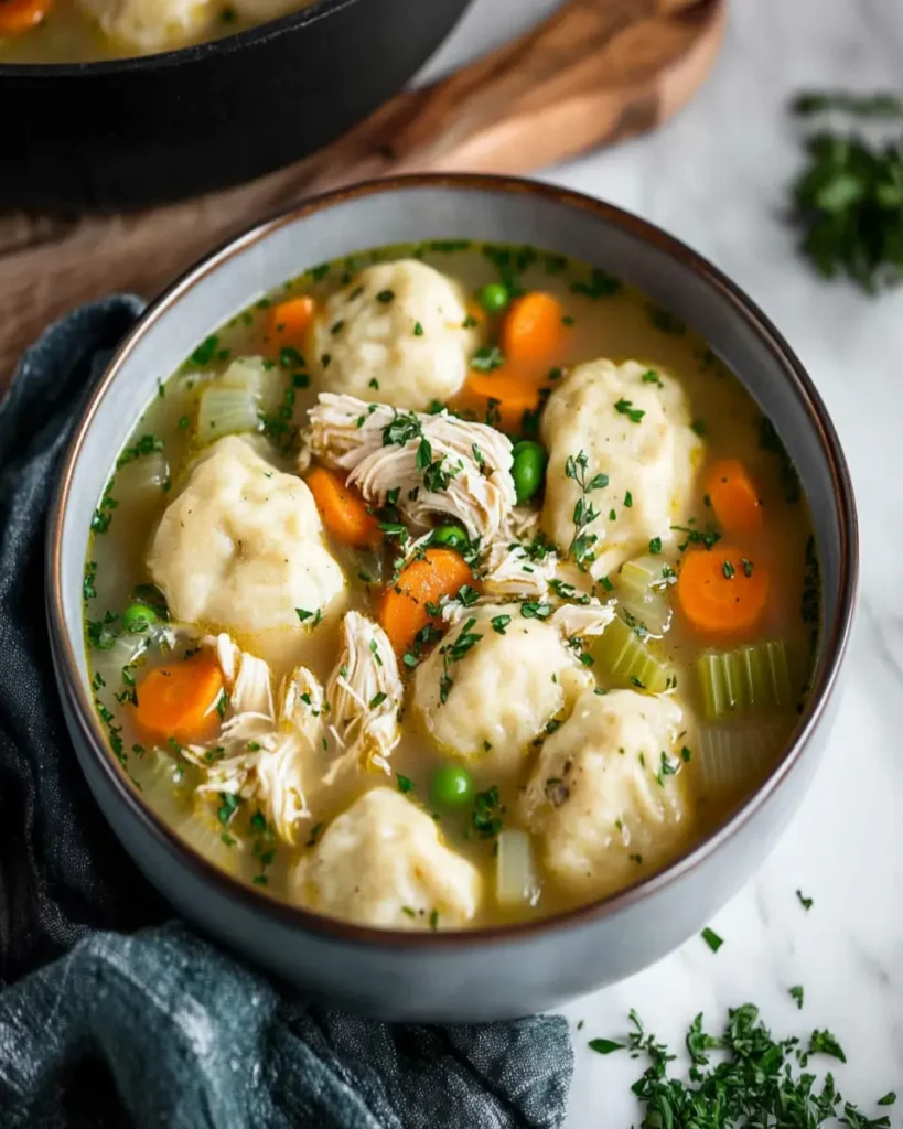 Chicken Dumpling Soup First Image First Image