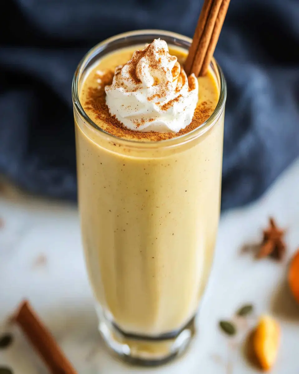 Pumpkin Pie Spice Smoothie Recipe First Image First Image