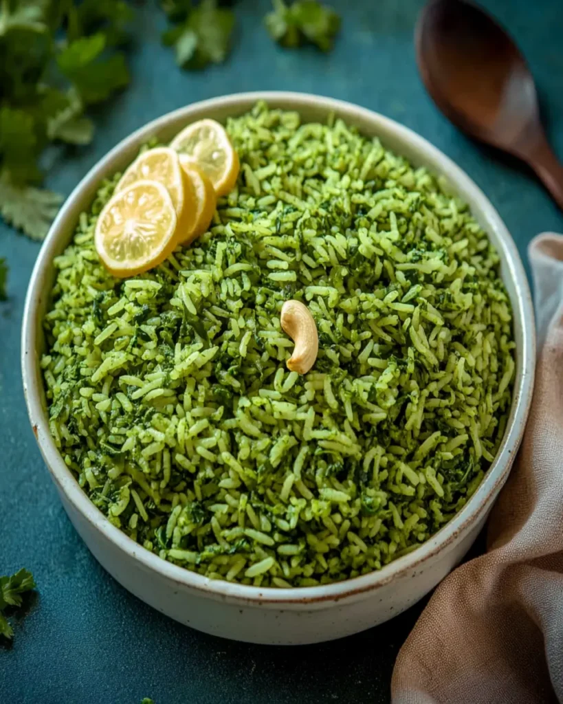 Palak Rice First Image First Image