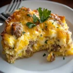 Sausage Egg and Cheese Casserole First Image First Image